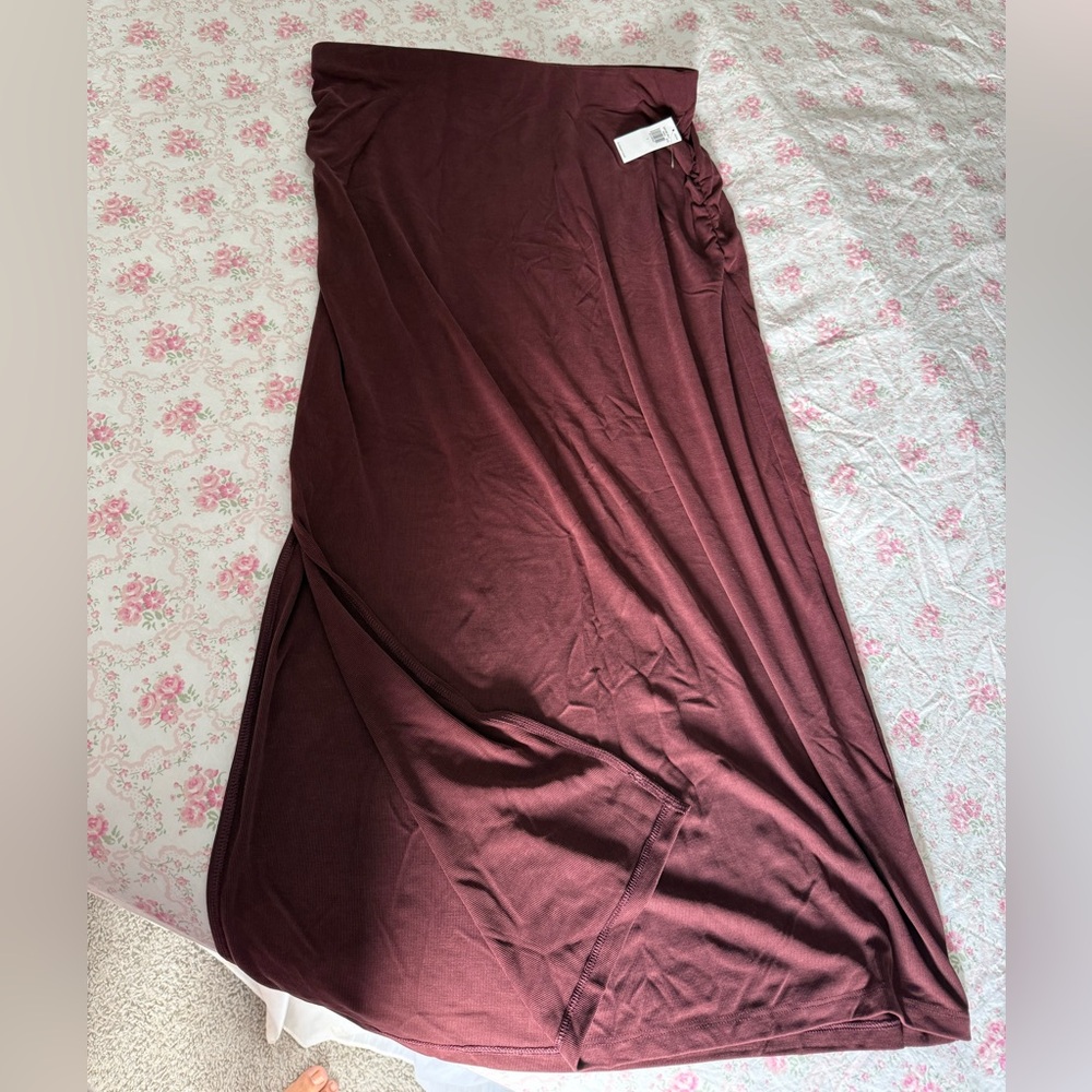 Old Navy  Burgundy Maxi Skirt